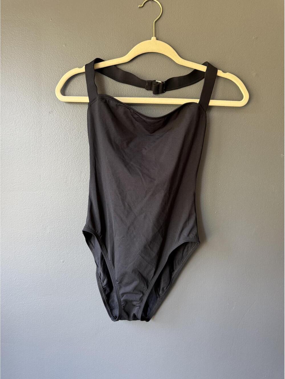 Anne Cole Collection Black One-Piece Swimsuit Size 8 Buckle Back Detail